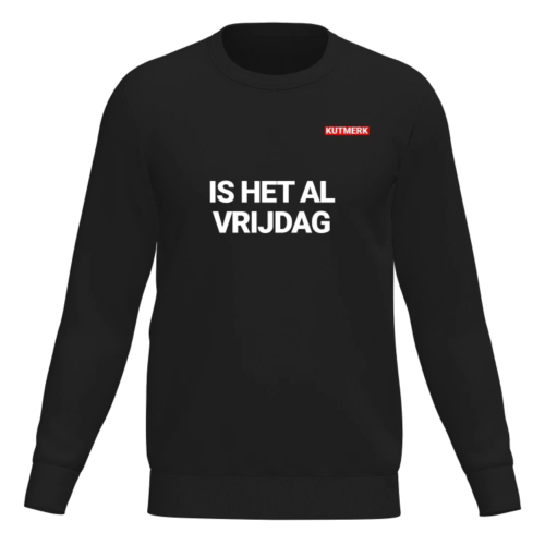 Is het al vrijdag