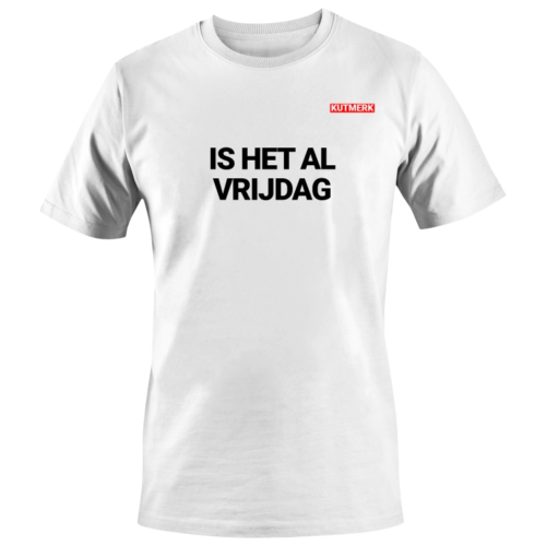 Is het al vrijdag